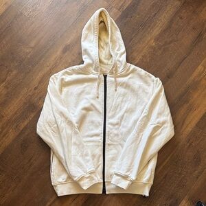 Fear of God Cream Waffle Thermal Zip-Up Hoodie